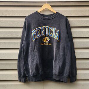 Benecia Panthers Sweatshirt Embroided High School Unisex
